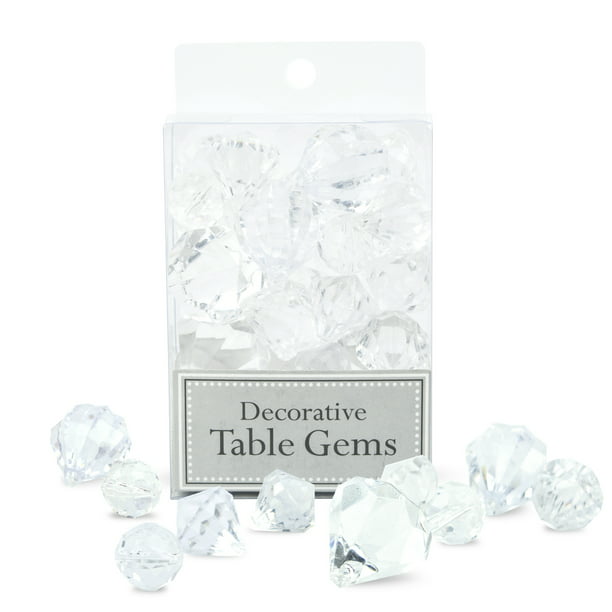 Wedding Homeneeds Inc Ice Rock Crystals Treasure Gems for Table Scatters Birthday Decoration Favor Event 1 lb. Bag Arts & Crafts Fuchsia Vase Fillers 